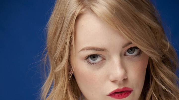 Emma Stone Angry Face Closeup